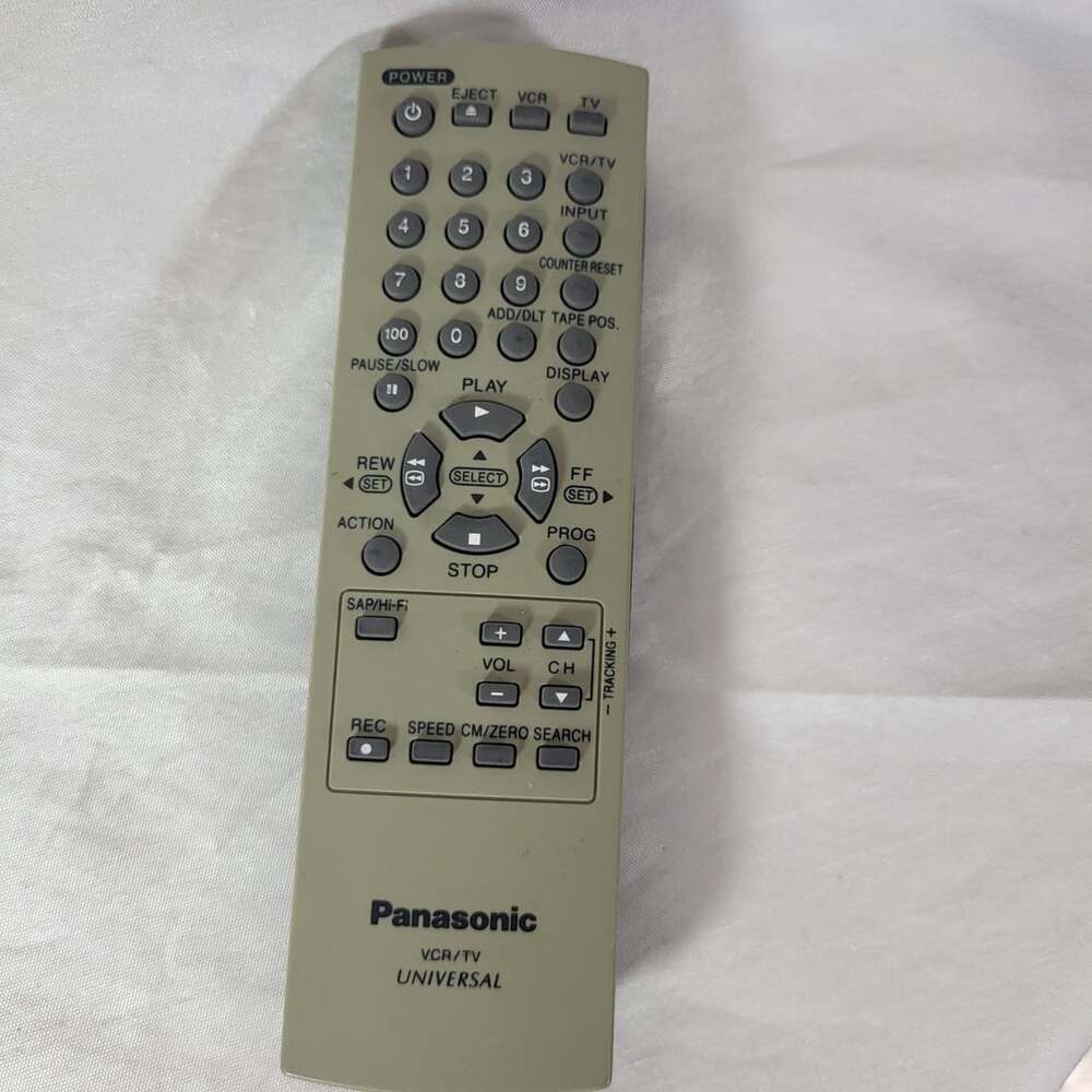 Panasonic EUR7723KA0 VCR/TV Universal Remote Control